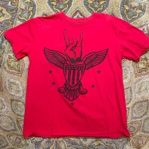 Rock ‘N Roll Americana Eagle Wings T-Shirt Men’s Size L